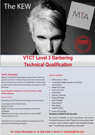 Level 3 Technical units in Barbering - Level 3 Hairdressing required